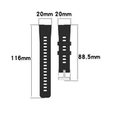 For Huawei Honor Watch ES Silicone Replacement Wrist Strap Watchband