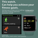 H55Pro 1.4 inch TFT Screen Smart Bluetooth Watch, Support Sleep Monitor / Heart Rate Monitor / Blood Pressure Monitor, Style: Steel Strap, Style: Steel Strap(Black), Style: Steel Strap(Silver)