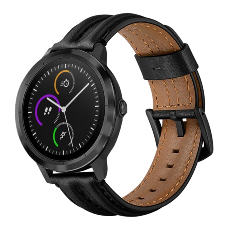 For Garmin Vivoactive3 / Vivomove HR Double Keel Replacement Wrist Strap Watchband