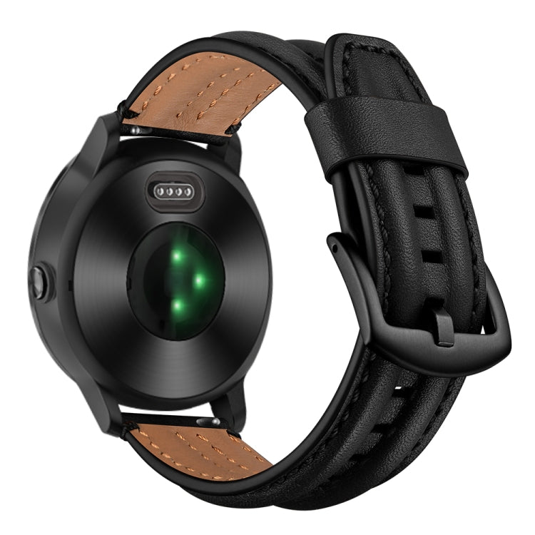 For Garmin Vivoactive3 / Vivomove HR Double Keel Replacement Wrist Strap Watchband