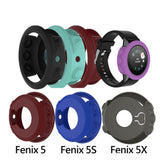 Solid Color Silicone Watch Protective Case, For Garmin Fenix 5S, For Garmin Fenix 5X