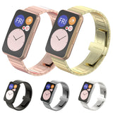 For Huawei Watch Fit Bamboo Joint Metal Replacement Strap Watchband