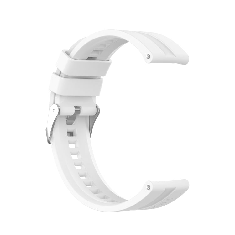 For Amazfit GTS 2e / GTS 2 20mm Silicone Replacement Strap Watchband with Silver Buckle, For Amazfit GTS 2e