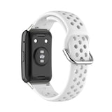 For Huawei Watch Fit 18mm Sport Style Silicone Solid Color Replacement Strap Watchband