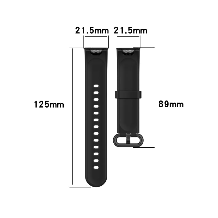 For Xiaomi Mi Watch Lite / Redmi Watch Silicone Replacement Strap Watchband, Size: One Size