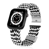 Braided + Stainless Steel Replacement Watchbands For Apple Watch Series 6 & SE & 5 & 4 44mm / 3 & 2 & 1 42mm, For Apple Watch Ultra 49mm / Series 8&7 45mm / SE 2&6&SE&5&4 44mm / 3&2&1 42mm, For Apple Watch Series 7 45mm / 6 & SE & 5 & 4 44mm           ...
