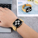 Braided + Stainless Steel Replacement Watchbands For Apple Watch Series 6 & SE & 5 & 4 44mm / 3 & 2 & 1 42mm, For Apple Watch Ultra 49mm / Series 8&7 45mm / SE 2&6&SE&5&4 44mm / 3&2&1 42mm, For Apple Watch Series 7 45mm / 6 & SE & 5 & 4 44mm           ...