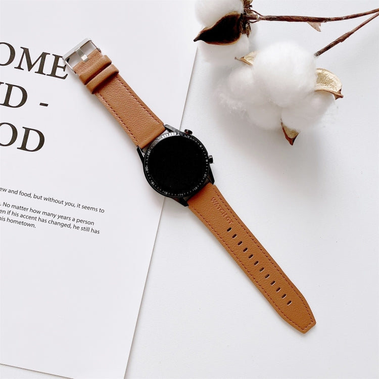 For Huawei Watch GT2 Pro Litchi Texture Leather Replacement Wrist Strap Watchband