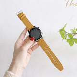 For Huawei Watch GT2 Pro Litchi Texture Leather Replacement Wrist Strap Watchband
