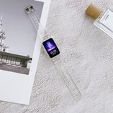 For Huawei Watch Fit Silicone Integrated Translucent Replacement Strap Watchband, For Huawei Watch Fit