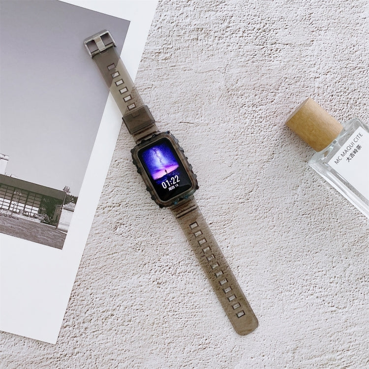 For Huawei Watch Fit Silicone Integrated Translucent Replacement Strap Watchband, For Huawei Watch Fit