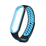 For Xiaomi Mi Band 6 (CA8856) Breathable Silicone Replacement Strap Watchband with Holes