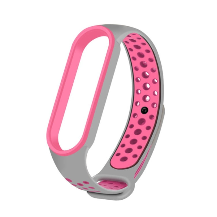 For Xiaomi Mi Band 6 (CA8856) Breathable Silicone Replacement Strap Watchband with Holes