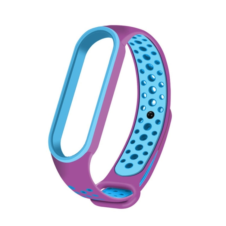 For Xiaomi Mi Band 6 (CA8856) Breathable Silicone Replacement Strap Watchband with Holes