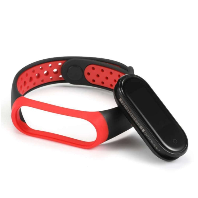 For Xiaomi Mi Band 6 (CA8856) Breathable Silicone Replacement Strap Watchband with Holes