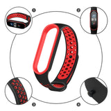 For Xiaomi Mi Band 6 (CA8856) Breathable Silicone Replacement Strap Watchband with Holes