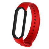 For Xiaomi Mi Band 6 (CA8856) Two-color Silicone Replacement Strap Watchband