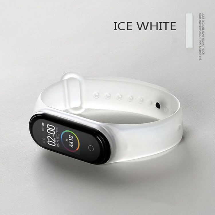 For Xiaomi Mi Band 6 (CA8856) Silicone Translucent Replacement Strap Watchband