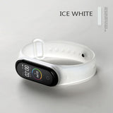 For Xiaomi Mi Band 6 (CA8856) Silicone Translucent Replacement Strap Watchband