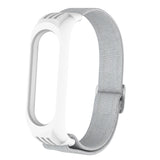 For Xiaomi Mi Band 3 / 4 / 5 Twill 8-shaped Buckle Elastic Replacement Strap Watchband