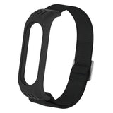 For Xiaomi Mi Band 3 / 4 / 5 Twill 8-shaped Buckle Elastic Replacement Strap Watchband