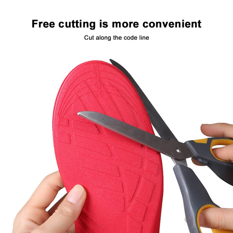 081 Soft Breathable Shockproof Massage Sports Full Insole Shoe-pad, 081 S(Grey), 081 S(Blue), 081 L (Grey), 081 L (Blue)