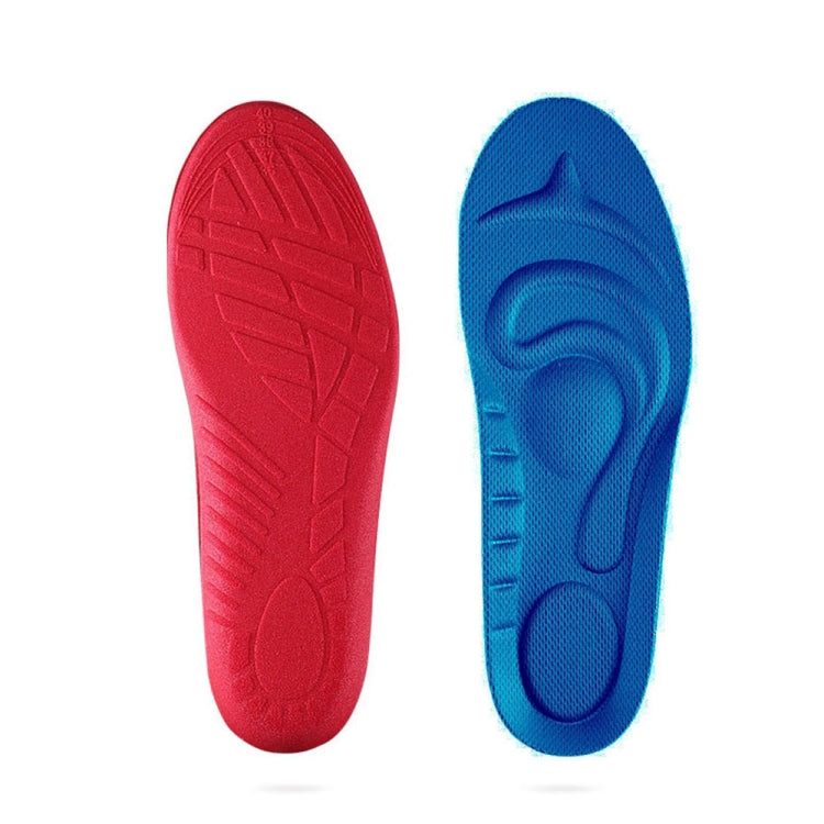 081 Soft Breathable Shockproof Massage Sports Full Insole Shoe-pad, 081 S(Grey), 081 S(Blue), 081 L (Grey), 081 L (Blue) 081 L (Blue) Blue