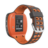 For Garmin Forerunner 310XT Two-color Silicone Replacement Strap Watchband