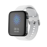 For Xiaomi Mi Watch Electroplating Buckle Silicone Replacement Strap Watchband