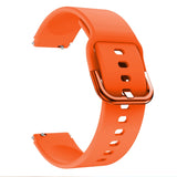 For Xiaomi Mi Watch Electroplating Buckle Silicone Replacement Strap Watchband