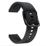 For Xiaomi Mi Watch Electroplating Buckle Silicone Replacement Strap Watchband