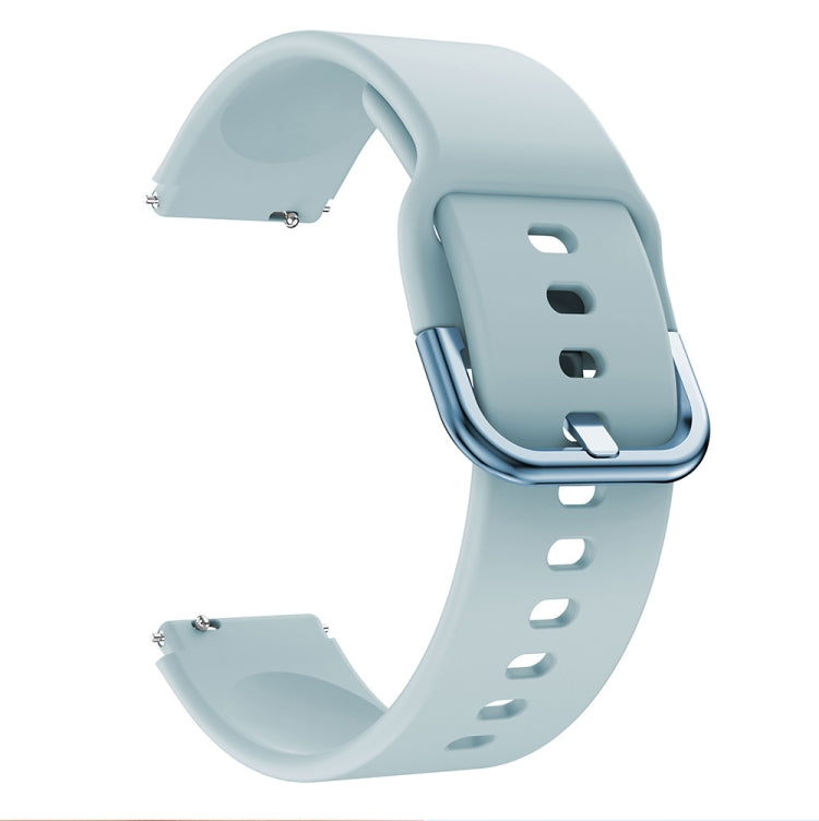 For Xiaomi Mi Watch Electroplating Buckle Silicone Replacement Strap Watchband