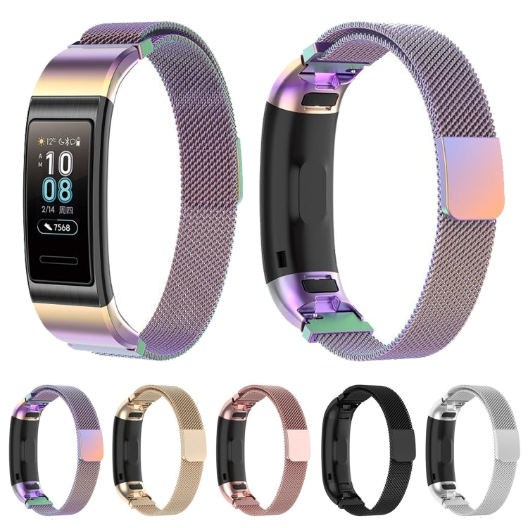 For Huawei Band 3 Pro / 4 Pro Milanese Replacement Strap Watchband, For Huawei Band 3 Pro