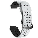 Two-color Silicone Replacement Strap Watchband, For Garmin Forerunner 220