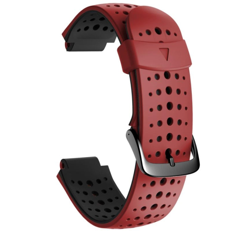 Two-color Silicone Replacement Strap Watchband, For Garmin Forerunner 220