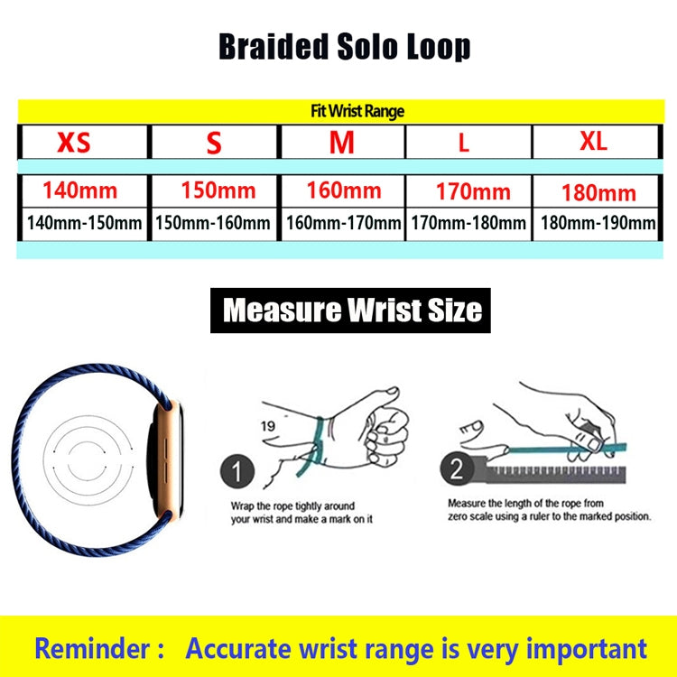 For Xiaomi Mi Band 6 / 5 / 4 / 3 / 2 Universal Silicone Elasticity Weave Replacement Strap Watchband, XS 140mm, S 150mm, M 160mm, L 170mm