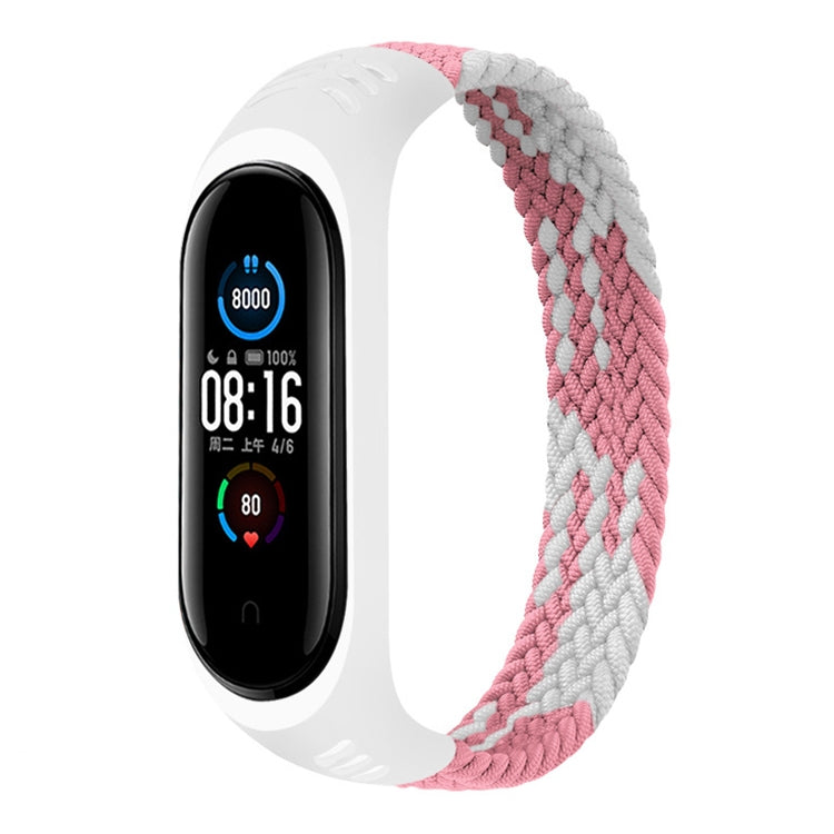 For Xiaomi Mi Band 6 / 5 / 4 / 3 / 2 Universal Silicone Elasticity Weave Replacement Strap Watchband, XS 140mm, S 150mm, M 160mm, L 170mm
