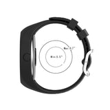 Texture Silicone Replacement Strap Watchband, One Size, For POLAR M200