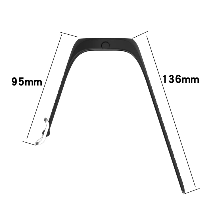 Texture Silicone Replacement Strap Watchband, One Size, For POLAR M200