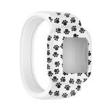 For Garmin Vivofit JR3 No Buckle Silicone Printing Replacement Watchband, S, L