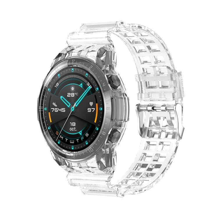 Silicone Integrated Translucent Replacement Strap Watchband, For Huawei Watch GT 2