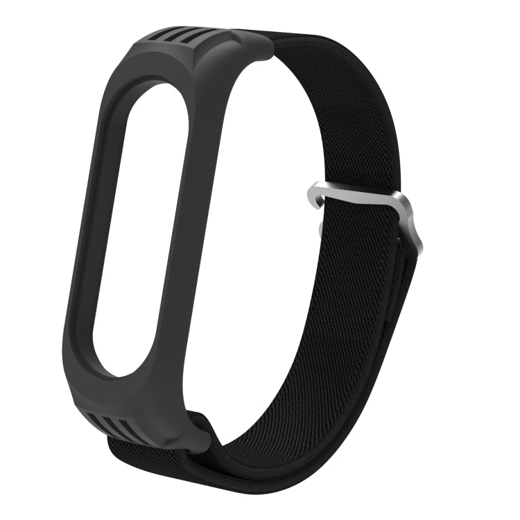 For Xiaomi Mi Band 6 / 5 / 4 / 3 9-shaped Buckle Twill Replacement Strap Watchband