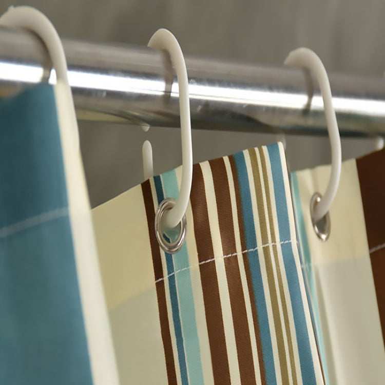 Multicolour Vertical Texture Thick Waterproof Polyester Fabric Shower Curtains, 180x180cm, 180x200cm, 200x180cm, 200x200cm, 200x220cm, 200x240cm, 180x220cm, 180x240cm, 150x180cm, 120x180cm