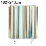 Multicolour Vertical Texture Thick Waterproof Polyester Fabric Shower Curtains, 180x180cm, 180x200cm, 200x180cm, 200x200cm, 200x220cm, 200x240cm, 180x220cm, 180x240cm, 150x180cm, 120x180cm