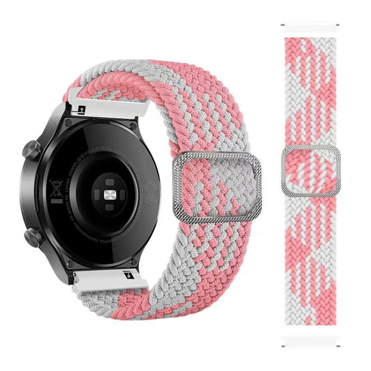 Adjustable Nylon Braided Elasticity Replacement Strap Watchband, For Huawei Watch 3 / 3 Pro