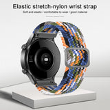 Adjustable Nylon Braided Elasticity Replacement Strap Watchband, For Huawei Watch 3 / 3 Pro