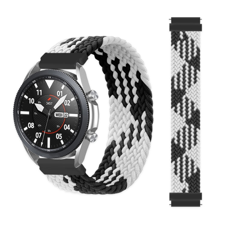 For Huawei Watch 3 / 3 Pro Adjustable Nylon Braided Elasticity Replacement Strap Watchband, 165mm