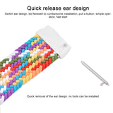 For Huawei Watch 3 / 3 Pro Adjustable Nylon Braided Elasticity Replacement Strap Watchband, 165mm