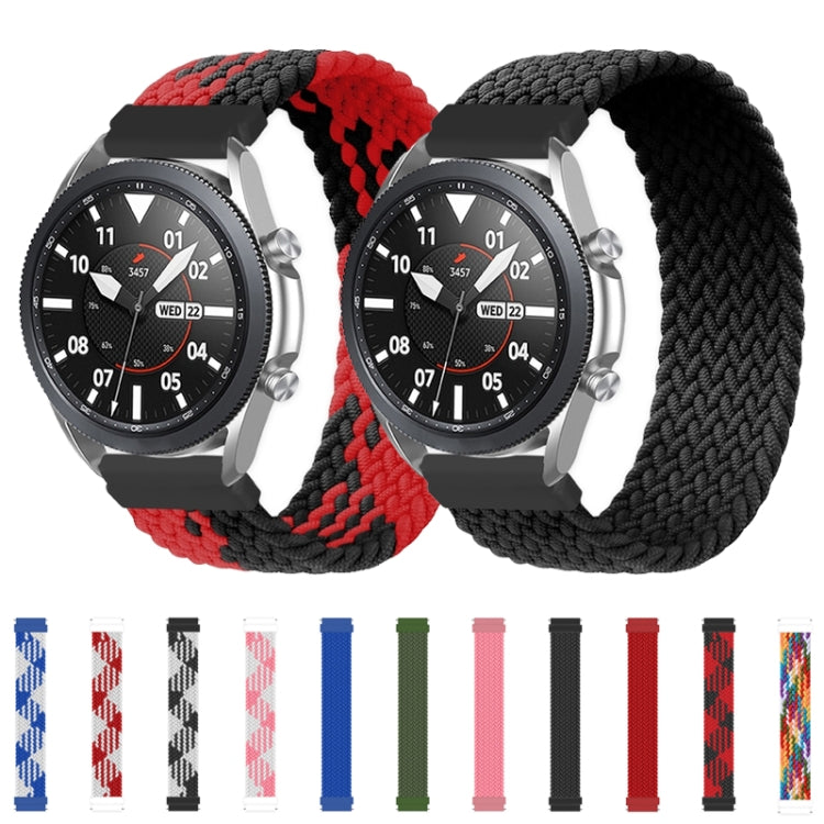 For Huawei Watch 3 / 3 Pro Adjustable Nylon Braided Elasticity Replacement Strap Watchband, 165mm