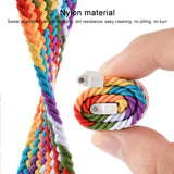 For Samsung Galaxy Watch 42mm Adjustable Nylon Braided Elasticity Replacement Strap Watchband, 125mm, 135mm, 145mm, 155mm